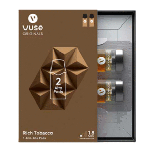 VUSE ALTO PODS RICH TOBACCO 1.8ML BOX OF 5 - 1.8% 2 PACK