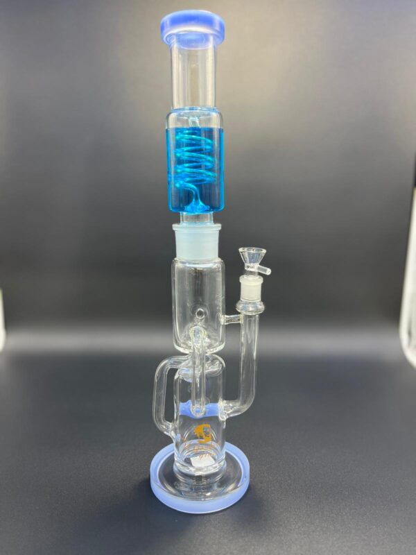 HIPSTER BEAKER ST009 - 19'' GLYCERIN COIL W/ INLINE PERC - ASSORTED