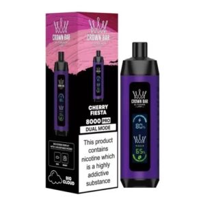 AL FAKHER CROWN BAR PRO 8000 BOX OF 5 - CHERRY FIESTA