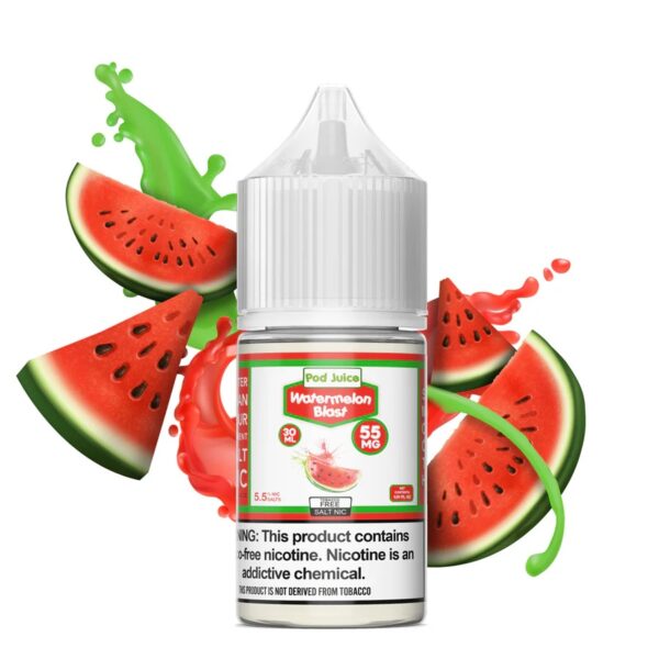 POD JUICE CLASSIC SALT NIC 30ML 55MG - WATERMELON BLAST