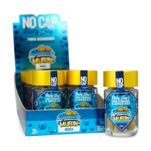 NO CAP BABY JAY'S THCA DIAMONDS & CAVIAR KIEF BOX OF 10 - BLUEBERRY MUFFIN INDICA
