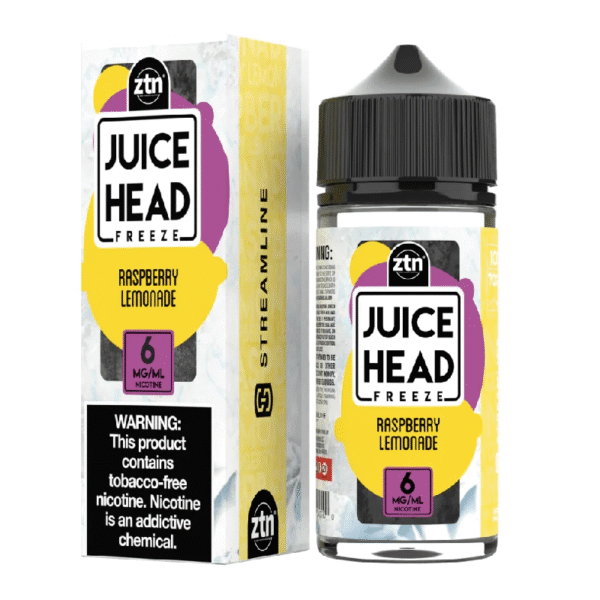 JUICE HEAD 100ML 6MG - FREEZE RASPBERRY LEMONADE