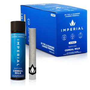IMPERIAL 2G THC-A LOADED PREROLLS BOX OF 10 - CEREAL MILK SATIVA
