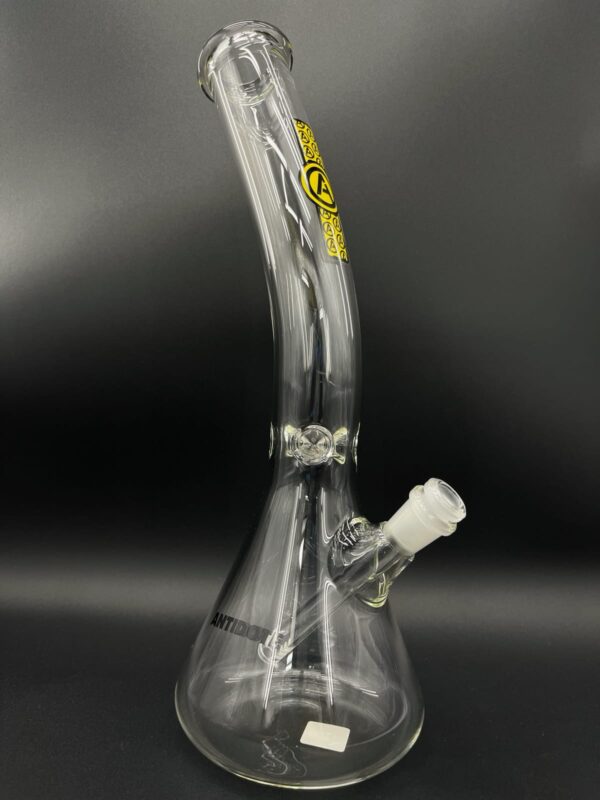 ANTIDOTE GLASS 17'' BENT NECK BEAKER - YELLOW LABEL