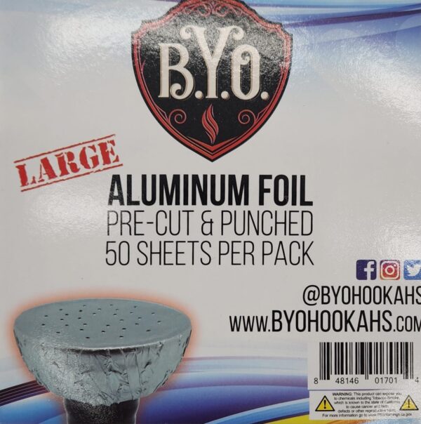 BYO ALUMINUM FOIL 50 SHEETS LARGE