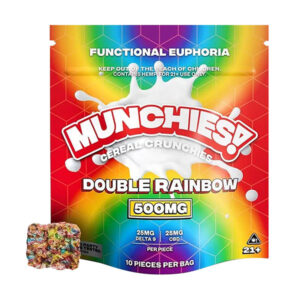 MUNCHIES CEREAL CRUNCHIES 500MG - DOUBLE RAINBOW
