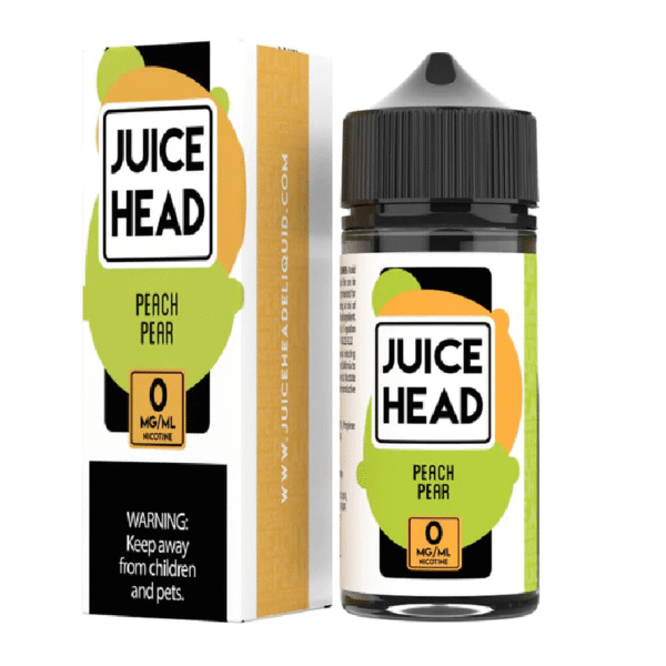 JUICE HEAD 100ML 0MG - PEACH PEAR