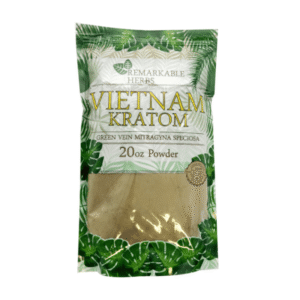 REMARKABLE HERBS KRATOM POWDER 20OZ - VIETNAM GREEN VEIN