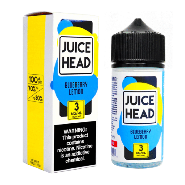 JUICE HEAD 100ML 3MG - BLUEBERRY LEMON