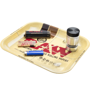 RAW ROLLING TRAY GLASS - LARGE