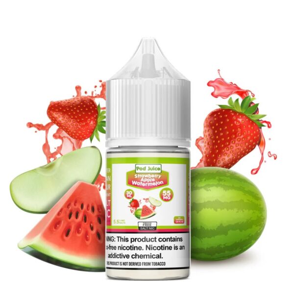 POD JUICE CLASSIC SALT NIC 30ML 55MG - STRAWBERRY APPLE WATERMELON