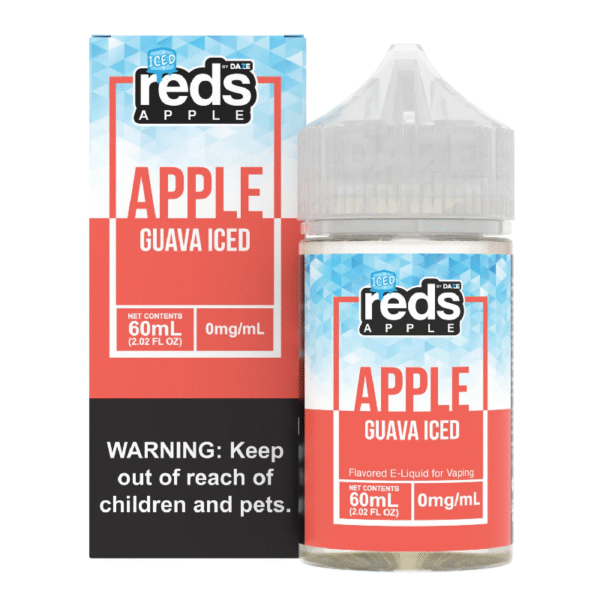 DAZE REDS APPLE 60ML 0MG - GUAVA ICED