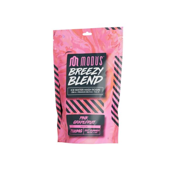 MODUS BREEZY BLEND 7500MG GUMMIES BOX OF 5 - PINK GRAPEFRUIT INDICA