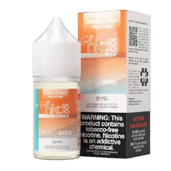 SALT NKD 100 MAX 30ML 35MG - PEACH MANGO