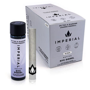 IMPERIAL 2G THC-A LOADED PREROLLS BOX OF 10 - NYC DIESEL SATIVA