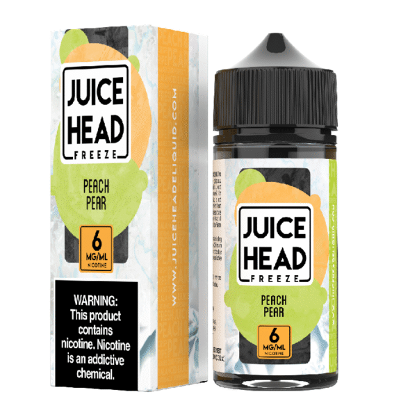 JUICE HEAD 100ML 6MG - FREEZE PEACH PEAR