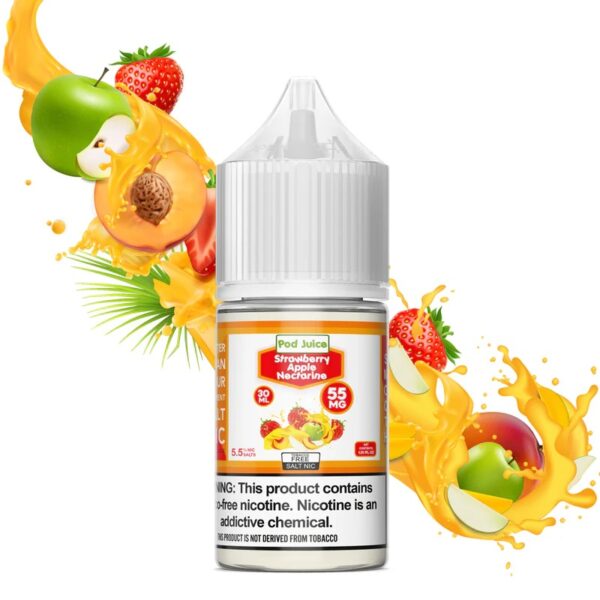 POD JUICE CLASSIC SALT NIC 30ML 55MG - STRAWBERRY APPLE NECTARINE
