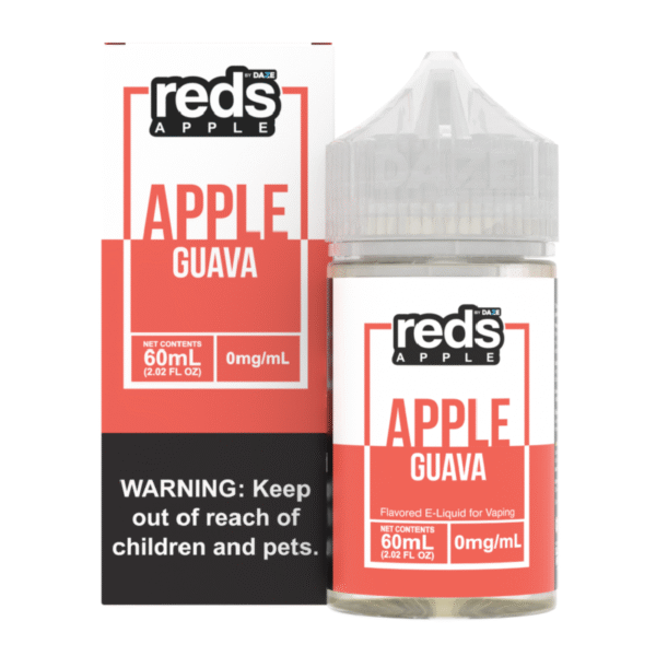 DAZE REDS APPLE 60ML 0MG - GUAVA