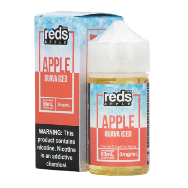 DAZE REDS APPLE 60ML 3MG - GUAVA ICED
