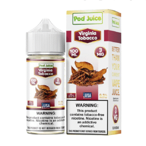 POD JUICE 100ML 3MG - VIRGINIA TOBACCO
