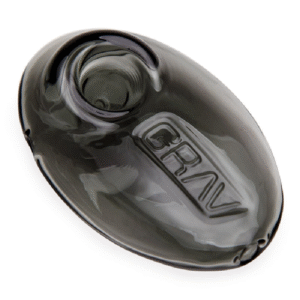 GRAV GLASS PEBBLE SPOON - SMOKE GREY