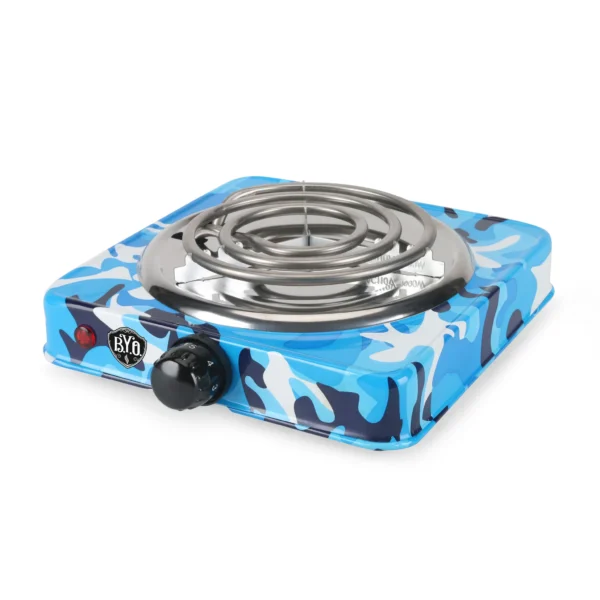 BYO HOOKAH CHARCOAL BURNER 1000W ELECTRIC SINGLE COIL - CAMO - CB4-V
