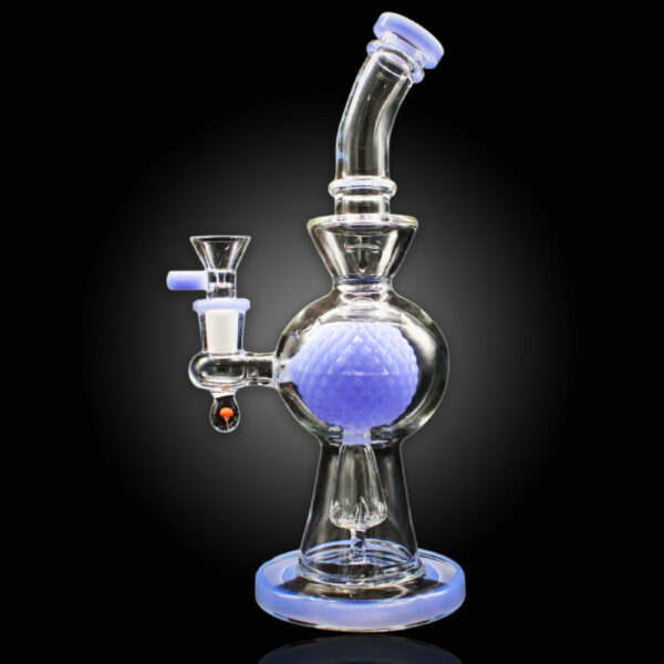 ALPHA GLASS BEAKER 9'' ALPHA SHOWER HEAD BALL RIG XL - SLIME BLUE