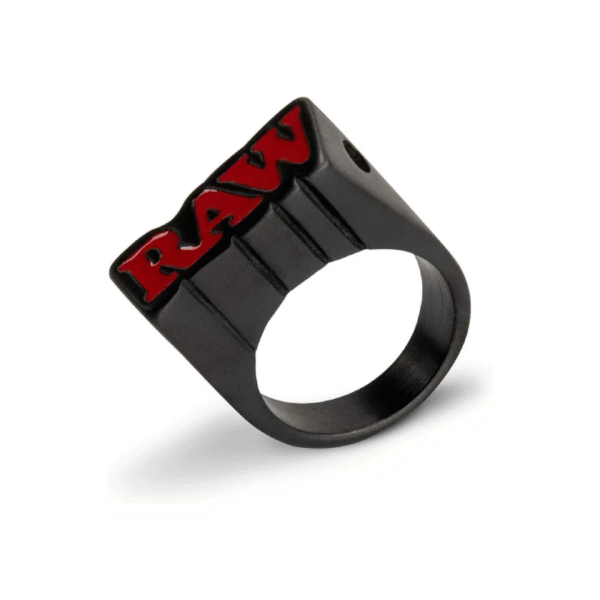 RAW BLACK SMOKERS RING - SIZE 10
