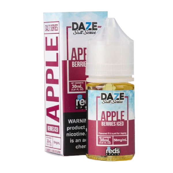 DAZE RED APPLE SALT NIC 30ML 50MG - BERRIES ICED