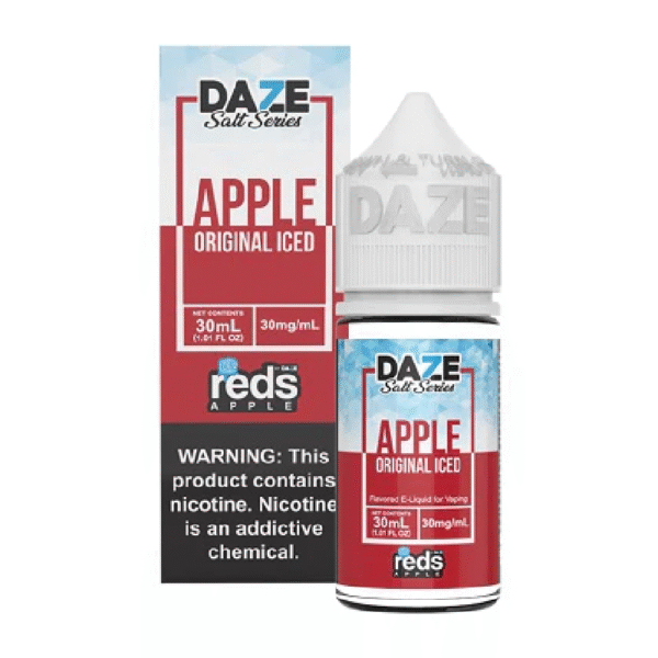 DAZE RED APPLE SALT NIC 30ML 30MG - ORIGINAL ICED