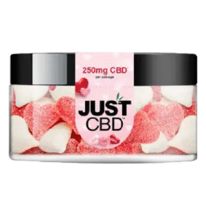 JUST CBD GUMMIES 250MG - SWEET HEARTS