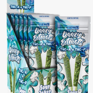 DOOZY EXTRACTS 2CT PRE-ROLLS BOX OF 6 - SOUR JOKER SATIVA