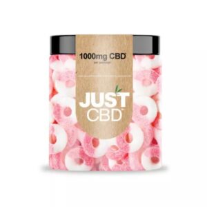 JUST CBD GUMMIES 1000MG - WATERMELON RINGS