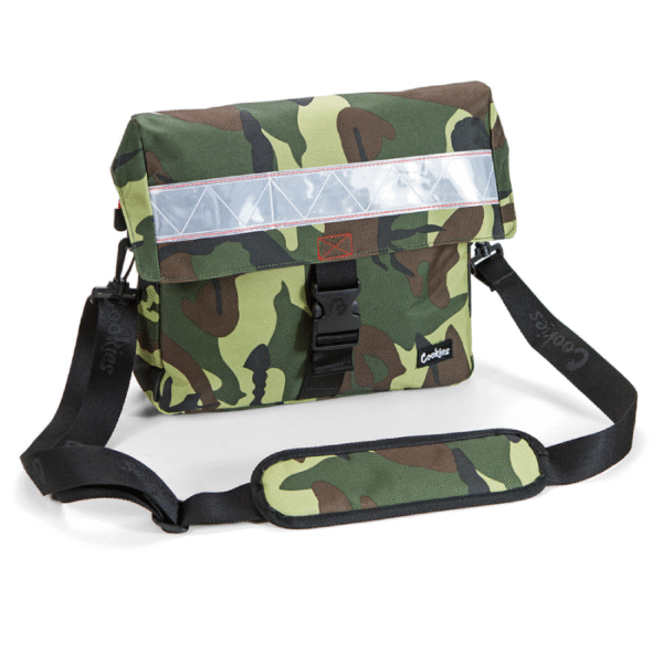 COOKIES ZENITH SMELL PROOF SHOULDER BAG - GREEN CAMO