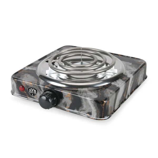 BYO HOOKAH CHARCOAL BURNER 1000W ELECTRIC SINGLE COIL - ONYX - CB4-T