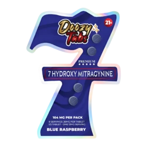 DOOZY TABS 7-HYDROXYMITRAGYNINE TABLETS 4CT 26MG - BLUE RASPBERRY