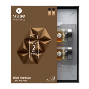 VUSE ALTO PODS RICH TOBACCO 1.8ML BOX OF 5 - 5% 2 PACK