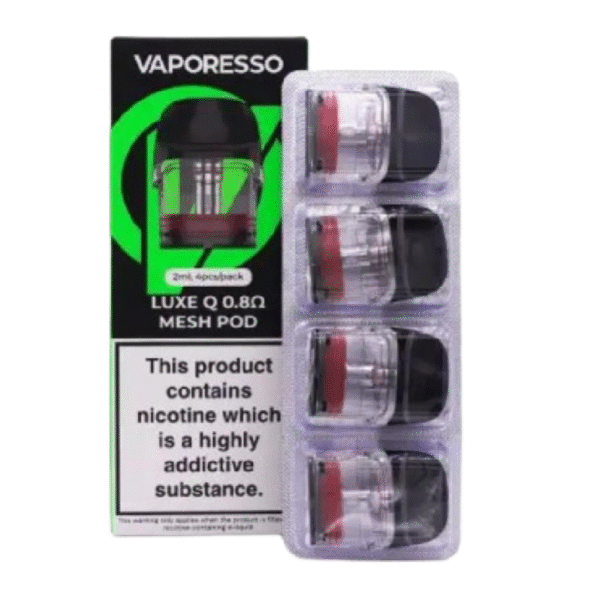 VAPORESSO LUXE Q MESH POD 4PCS - 0.80 OHMS