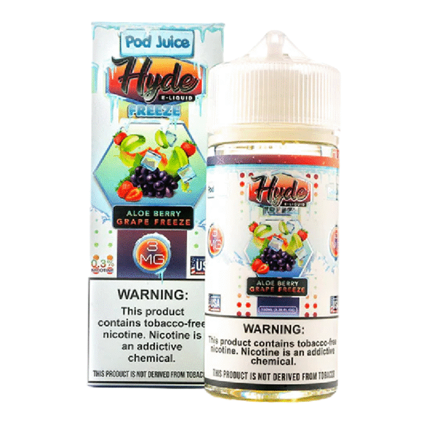 POD JUICE 100ML 3MG - FREEZE ALOE BERRY GRAPE