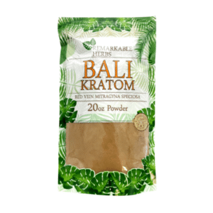 REMARKABLE HERBS KRATOM POWDER 20OZ - BALI RED VEIN