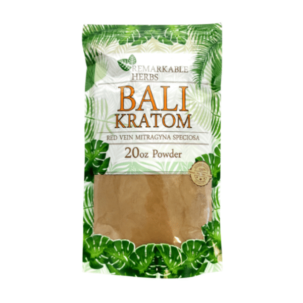 REMARKABLE HERBS KRATOM POWDER 20OZ - BALI RED VEIN
