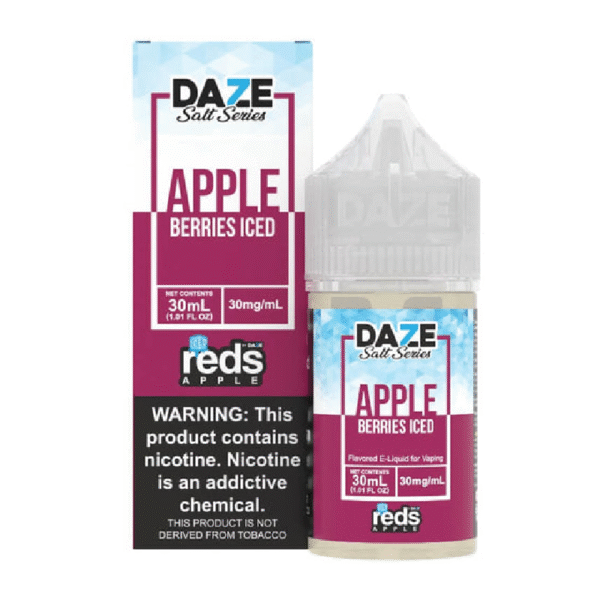 DAZE RED APPLE SALT NIC 30ML 30MG - BERRIES ICED