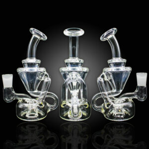 ALPHA GLASS BEAKER 5'' ALPHA MINI PERC SHOWER HEAD RIG