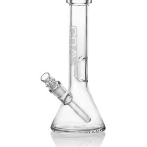 GRAV GLASS BEAKERS SMALL WATER PIPE - CLEAR