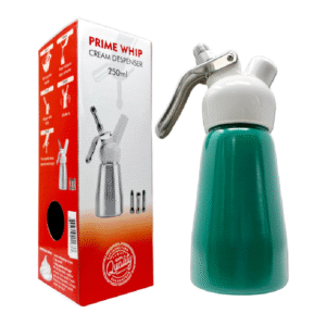 PRIME WHIP CREAM DISPENSER WHIPPED 250ML - GREEN
