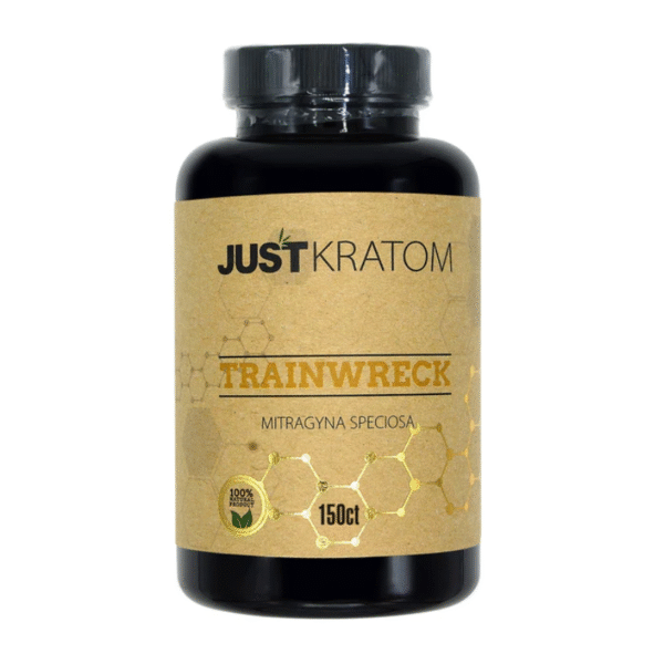 JUST KRATOM CAPSULES 150CT - TRAINWRECK