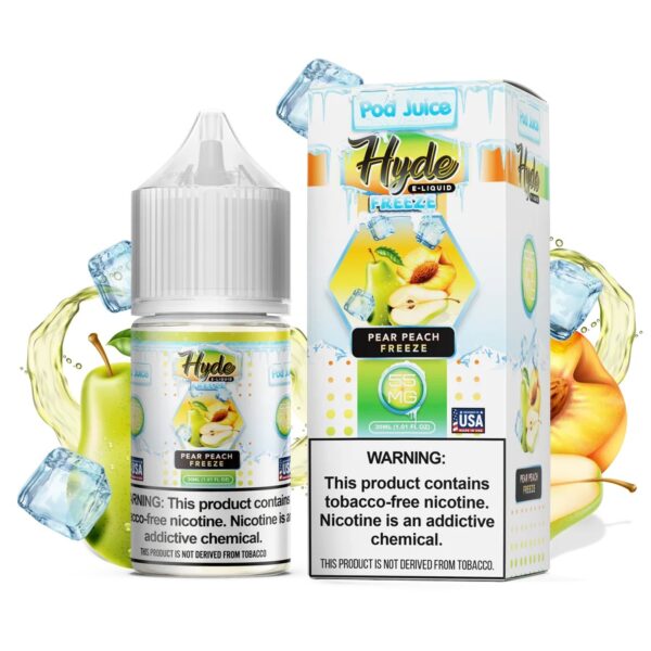 POD JUICE HYDE FREEZE SALT NIC 30ML 35MG - PEAR PEACH