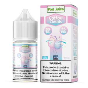 POD JUICE SALT NIC 30ML 55MG - COTTON CLOUDS