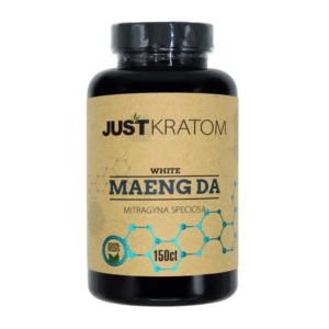 JUST KRATOM CAPSULES 150CT - MAENG DA WHITE VEIN