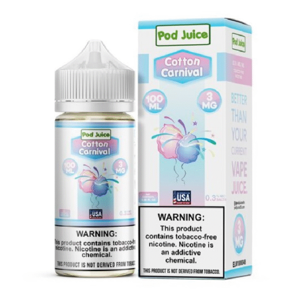 POD JUICE 100ML 0MG - COTTON CLOUDS